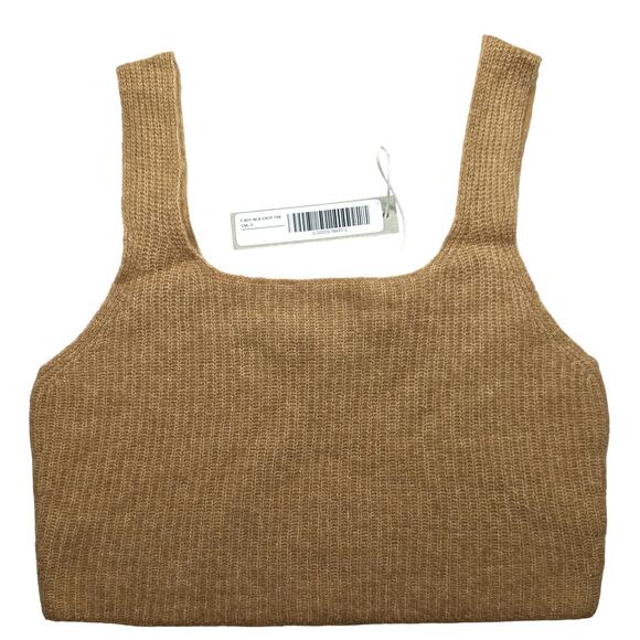 Everlane Beige Crop Top Tank Wool Blend Size XS - Picture 9 of 9